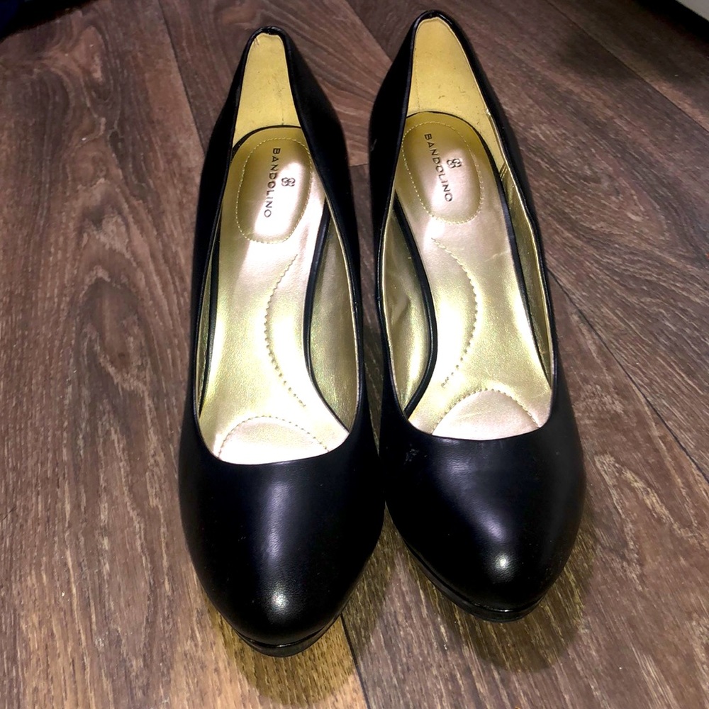 Black basic heels